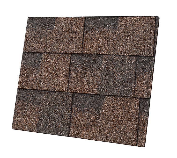 Asphalt Architectural Shingle Roof tile 3d illustration